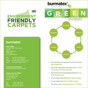 burmatex environmental leaflet cover