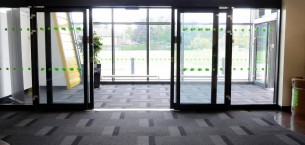 armour - performance barrier carpet tiles at Peterborough College