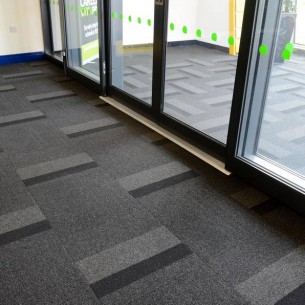 armour - performance barrier carpet tiles at Peterborough College