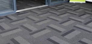 armour - performance barrier carpet tiles at Peterborough College