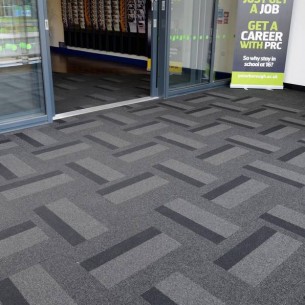 armour - performance barrier carpet tiles at Peterborough College