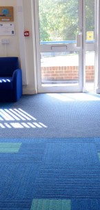 lateral® & 7700 grimebuster carpet tiles at Bevendean School