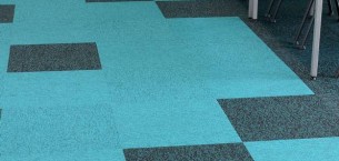 up/down carpet tiles at Anglia Ruskin University