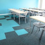 up/down carpet tiles at Anglia Ruskin University