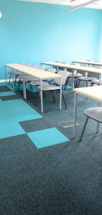 up/down carpet tiles at Anglia Ruskin University