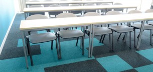 up/down carpet tiles at Anglia Ruskin University