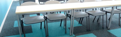 up/down carpet tiles at Anglia Ruskin University