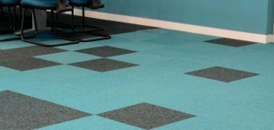 up/down carpet tiles at Anglia Ruskin University