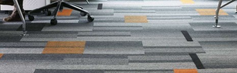 balance atomic, lateral®, zip & code carpet tiles at Ibbotson Architects Ltd