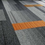 balance atomic, lateral®, zip & code carpet tiles at Ibbotson Architects Ltd