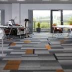 balance atomic, lateral®, zip & code carpet tiles at Ibbotson Architects Ltd