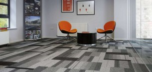 balance atomic, lateral®, zip & code carpet tiles at Ibbotson Architects Ltd