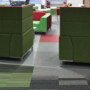 balance atomic, balance & strands carpet tiles at Royal Infirmary in Glasgow