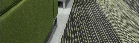 balance atomic, balance & strands carpet tiles at Royal Infirmary in Glasgow
