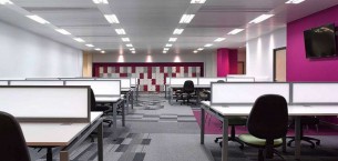 balance atomic, balance & strands carpet tiles at Royal Infirmary in Glasgow