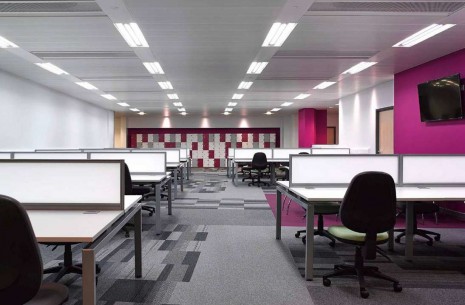 balance atomic, balance & strands carpet tiles at Royal Infirmary in Glasgow