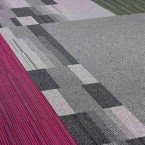 balance atomic, balance & strands carpet tiles at Royal Infirmary in Glasgow