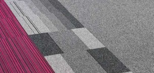 balance atomic, balance & strands carpet tiles at Royal Infirmary in Glasgow