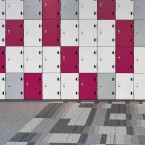 balance atomic, balance & strands carpet tiles at Royal Infirmary in Glasgow