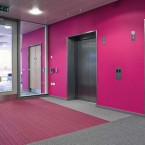 balance atomic, balance & strands carpet tiles at Royal Infirmary in Glasgow