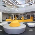 strands & balance carpet tiles at University of Worcester