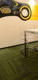 code carpet tiles at Amartus Offices Poland