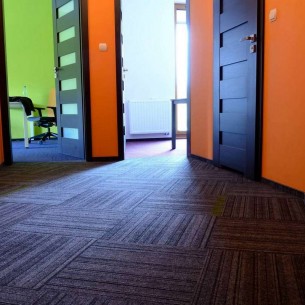 code carpet tiles at Amartus Offices Poland