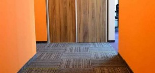 code carpet tiles at Amartus Offices Poland