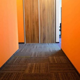 code carpet tiles at Amartus Offices Poland