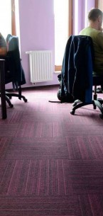 code carpet tiles at Amartus Offices Poland