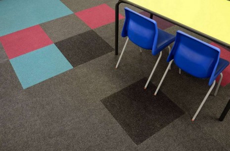 cordiale carpet tiles at Thornhill School