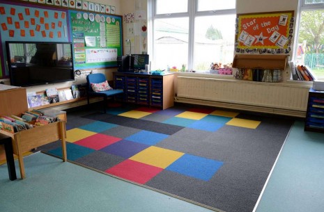 cordiale carpet tiles at Thornhill School