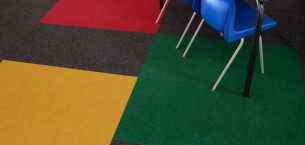 cordiale carpet tiles at Thornhill School