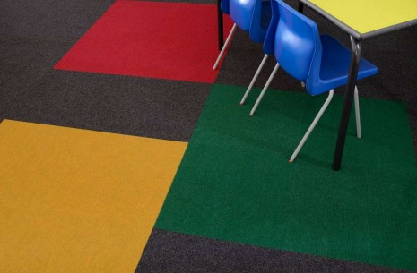 cordiale carpet tiles at Thornhill School