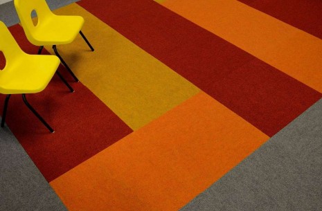 cordiale carpet tiles at Thornhill School