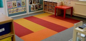 cordiale carpet tiles at Thornhill School