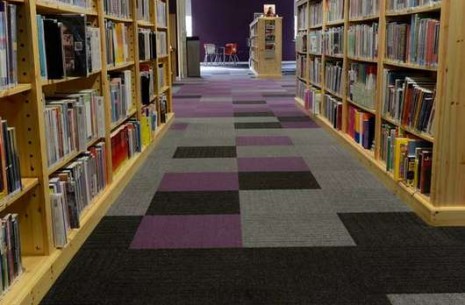 lateral® carpet tiles at Boston College