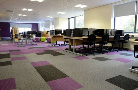 lateral® carpet tiles at Boston College