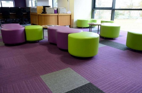 lateral® carpet tiles at Boston College