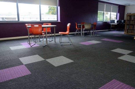 lateral® carpet tiles at Boston College
