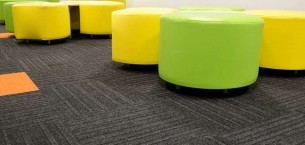 lateral® carpet tiles at Boston College