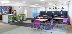 lateral® carpet tiles at Microsoft Sweden