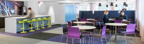lateral® carpet tiles at Microsoft Sweden