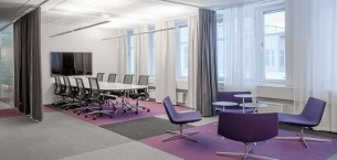 lateral® carpet tiles at Microsoft Sweden