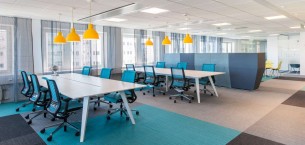 lateral® carpet tiles at Microsoft Sweden