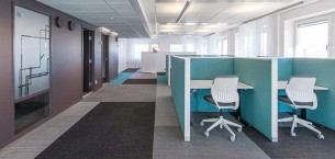 lateral® carpet tiles at Microsoft Sweden