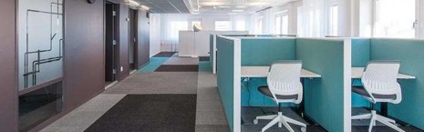 lateral® carpet tiles at Microsoft Sweden