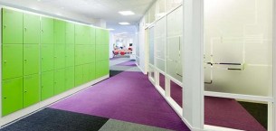 lateral® carpet tiles at Microsoft Sweden