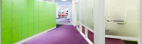 lateral® carpet tiles at Microsoft Sweden