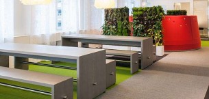 lateral® carpet tiles at Microsoft Sweden